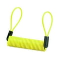 thumbnail image 1 of koolsoo Disc Lock Security Reminder Cable Disc Reminder Cable for Motorbike Bike ATV Yellow, 1 of 9