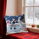 thumbnail image 4 of CaiYueKe Linen Pillow Cover 18x18 Inches with Cute Animal Print for Valentine's Day Home Decor, Decorative Throw Pillow Case for Sofa Bedroom, Accent Cushion Cover, 4 of 6
