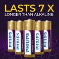 thumbnail image 3 of Batería de litio PHILIPS AA 1,5 V L91, paquete de 8 unidades, 10 años de almacenamiento, 3 of 7
