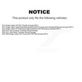 thumbnail image 2 of Transit Auto Rear Complete Suspension Shocks Strut and Coil Spring Mount Assemblies Pair for Car Jeep Patriot Compass Dodge Caliber - Left Right Side (Driver Passenger) K78A-100253, 2 of 2
