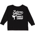 thumbnail image 3 of Inktastic Future Karate Champ Boys Long Sleeve Toddler T-Shirt, 3 of 5