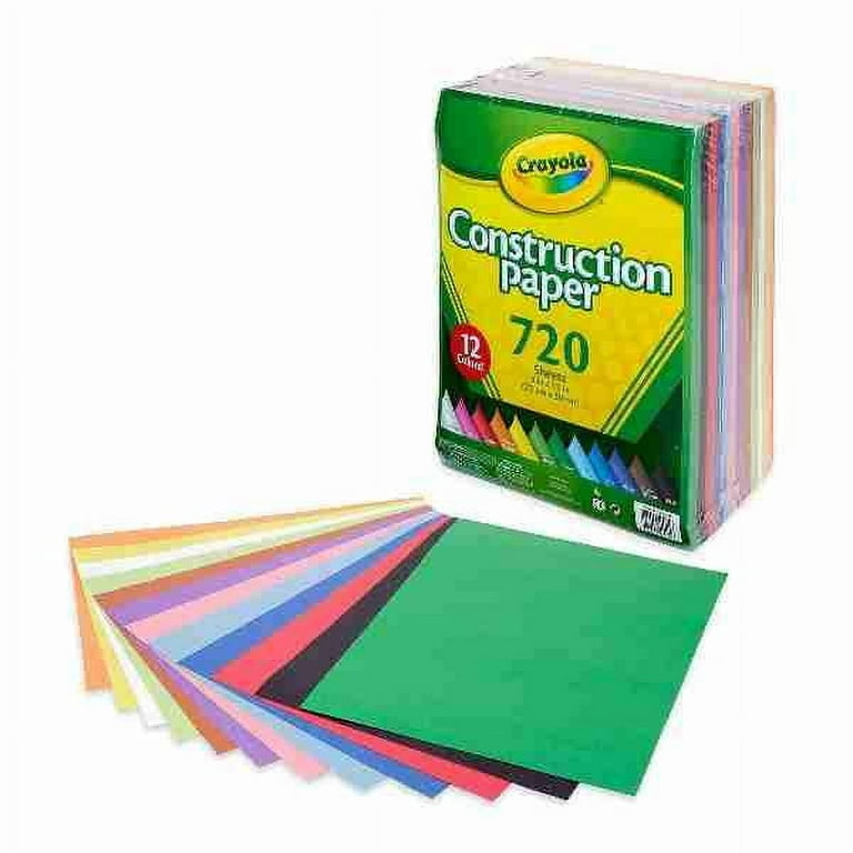 Crayola Construction Paper - 480ct (2 Pack), Bulk School Supplies for Kids,  Classroom Supplies for Preschool, Elementary, Great for Arts & Crafts