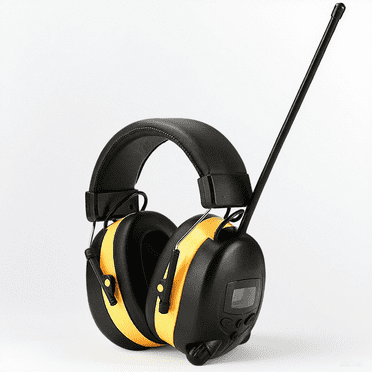 PROHEAR 033 Bluetooth Hearing Headphones, AM FM Radio Muffs, Noise ...