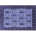 thumbnail image 1 of Ahgly Company Indoor Rectangle Oriental Blue Industrial Area Rugs, 2' x 4', 1 of 4