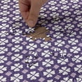 thumbnail image 4 of Ambesonne Geometric Jigsaw Puzzle, 4 Leaf Clovers Motif, Heirloom-Quality Fun Activity for Family Durable Cardboard, 1000 pcs, Lilac Dark Violet, 4 of 5