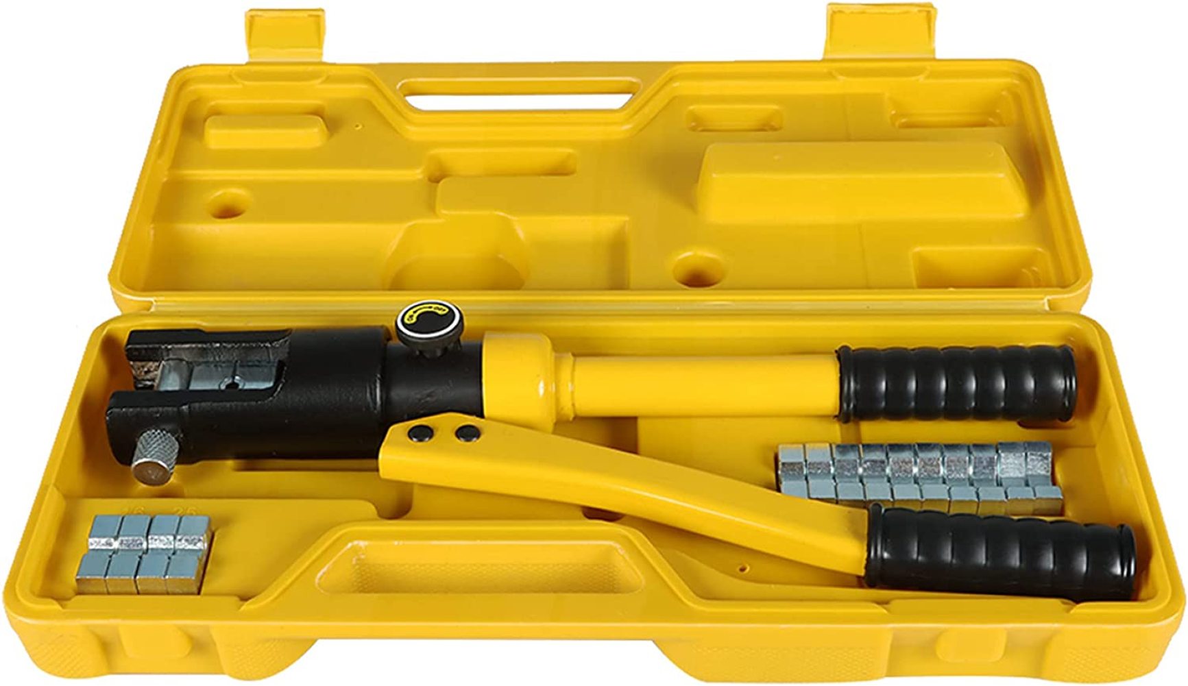 JuIShareE 12 Ton Hydraulic Cable Lug Crimper Hydraulic Wire Crimper