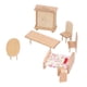 thumbnail image 1 of Dollhouse Wooden Bedroom Furniture Set, Exquisite Lightweight Miniature Furniture Model Durable Simulation For Dollhouse ANGGREK No, 1 of 7