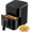 Sleek Gray, variant on Air Fryer, 6-Quart Smart Air Fryer, 12-in-1 Functions - Air Fry, Roast, Reheat, Dehydrate, Bake, Steam, and More, 400Â°F Max Temperature, Grey