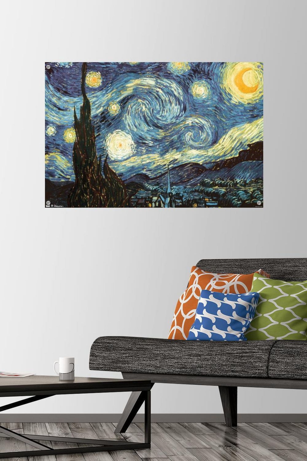 The Starry Night by Vincent van Gogh Wall Poster