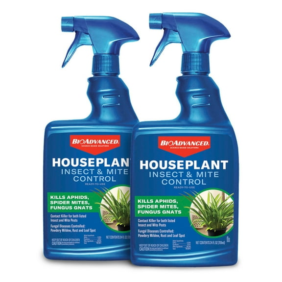 BioAdvanced Houseplant Insect & Mite Control, Ready-to-Use, 24 oz (2-Pack)