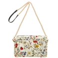 thumbnail image 2 of FORMRS Women Crossbody Purse with Chain Strap Vegan Leather Shoulder Handbag, Beige Floral, 2 of 7