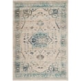 thumbnail image 1 of Safavieh Evoke 5'1" X 7'6" Power Loomed Rug in Beige and Turquoise, 1 of 3