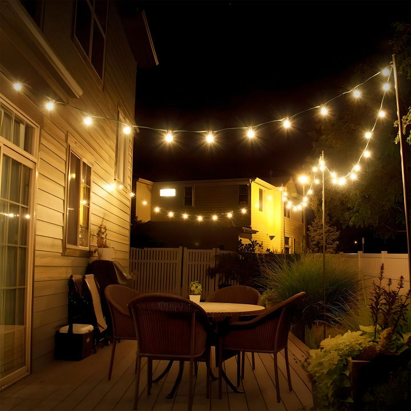 DAYBETTER 100ft Edison String Lights with 24 Bulbs photo 6