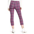 thumbnail image 2 of Sanctuary Clothing Womens Mod Plaid Casual Cropped Pants, Pink, X-Small, 2 of 3