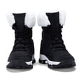 thumbnail image 6 of CZV Boys & Girls Black Non-Slip Snow Boots, Warm Fleece Lined Boots for School, Hiking and Outdoor Play, 6 of 8
