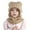 Khaki, variant on Windproof Bomber Hats Baby Winter Hat Scarf Set Toddler Beanie Hats Girl Boy With Neck Warmer Beanie For Kids Knit Warm For Cold Weather,Yellow Kid Knit Hat