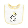 thumbnail image 3 of Hudson Baby Infant Girl Cotton Bibs, Bee Kind, One Size, 3 of 7