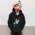 thumbnail image 2 of EDFBUYKRS Sweatshirts Garçons Col Rond Camion Chemise Dinosaure Manches Longues Pull Tops Tees, 2 of 4