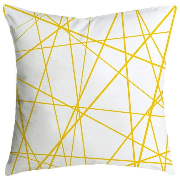 Bright yellow shop cushion