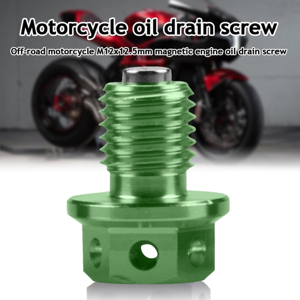 Tornillo de drenaje de aceite de motocicleta todoterreno magnético M12 accesorio de enchufe de motor de motocicleta
