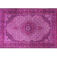 thumbnail image 1 of Ahgly Company Indoor Rectangle Medallion Pink Traditional Area Rugs, 8' x 12', 1 of 4