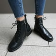 thumbnail image 5 of Mostsola Ankle Boots for Women Dressy Business Casual Shoes Lace up HIgh Top Oxford Sheos Booties, 5 of 9