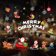 thumbnail image 4 of Pegatinas navideñas para ventana, decoraciones navideñas para el hogar, pegatinas de pared para habitación de niños, calcomanías de Navidad para Año Nuevo, 4 of 4