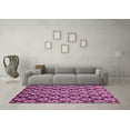 thumbnail image 3 of Ahgly Company Indoor Rectangle Abstract Pink Modern Area Rugs, 2' x 5', 3 of 4