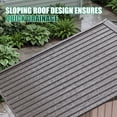 thumbnail image 4 of Clouddwell Metal Storage Shed with Hardtop Pergola 12x8 ft 2-in-1,91 Sq. Ft Outdoor Tool Shed for Backyard, 4 of 8