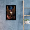 thumbnail image 4 of Epic Art 'Eagle and Flag' by Flyland Designs, Acrylic Glass Wall Art, 16"x24", 4 of 8