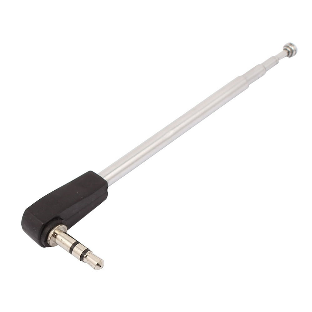 3.5mm 4 Section Telescoping Stainless Steel AM FM Radio Antenna Plug 9.
