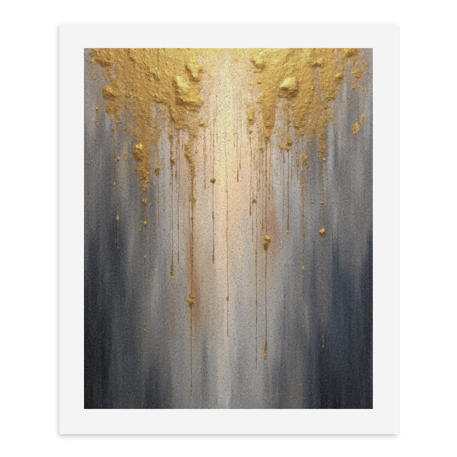 Paint By Numbers Kit for Adults Beginner - Golden Drip Abstract Art Painting DIY Canvas Painting Kits for Adults, Frameless Paint By Number for Adults for Home Wall Decor 16x20 Inch
