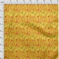 thumbnail image 3 of oneOone Silk Tabby Yellow Fabric Batik Fabric For Sewing Printed Craft Fabric By The Yard 42 Inch Wide, 3 of 4