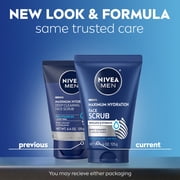 NIVEA MEN Maximum Hydration Face Scrub with Provitamin B5 and Aloe Vera, 4.4 oz