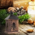 thumbnail image 3 of de vintage perfumado Decoración envejecida Adornos de lámpara colgantes a prueba Quemador de puerta de Árbol de Navidad, 3 of 9
