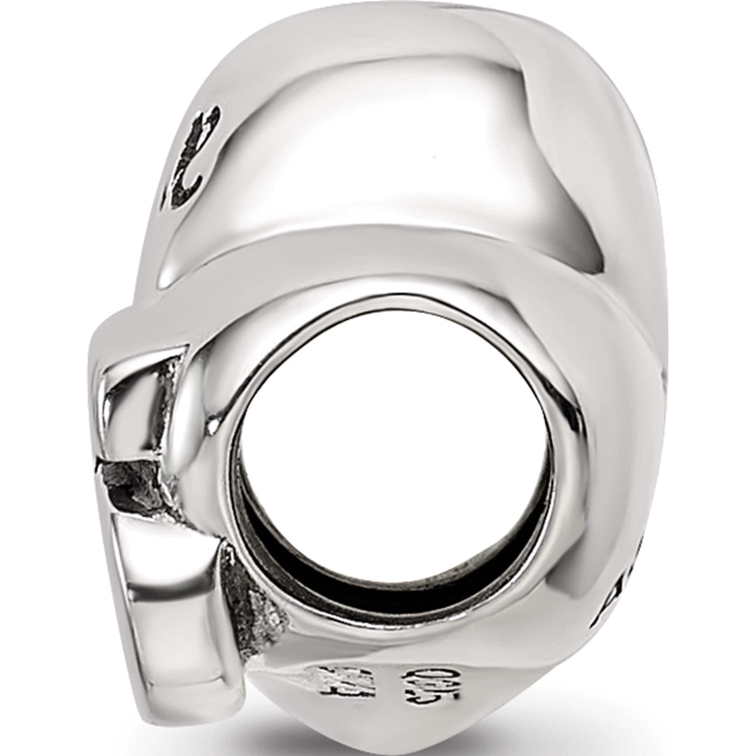 Sterling Silver Reflections Crystals 5Th Anniversary Bead (10.91 X 11.82) Made In China qrs3455