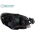 thumbnail image 5 of R8 Style DRL LED Light Strip Projector Headlight Head Lamp Replacement in Chrome Housing Clear Lens Made For And Compatible With 2006 - 2007 Subaru Impreza WRX STI 06 07, 5 of 9