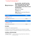 thumbnail image 2 of Rear Axle Shaft - with ABS Tone Ring, Wheel Studs, Wheel Nuts, Bearing and Seal - Compatible with 2003 - 2004 Lincoln Town Car Sedan (without Limited Slip Differential), 2 of 2