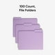 thumbnail image 3 of Carpeta para archivos, tamaño carta, color SMEAD, tamaño carta, color lavanda, 3 of 7