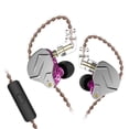 thumbnail image 1 of Auriculares KZ ZSN PRO con cable de 3,5mm, auriculares deportivos para juegos, auriculares de Audio manos libres portátiles con cable largo para Cables de audio/vídeo Púrpura con micrófono, 1 of 6