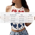 thumbnail image 2 of Vetsdori Summer Tank Tops for Women Work Sleeveless Tshirts Casual Camisole July 4th Red White and Blue Independence Day Patriotic Juniors Tops Fashion, 2 of 6
