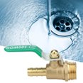 thumbnail image 4 of Thicken Ball ValveG1/2" Male Thread Brass Male Ball Valve Pipe Ball Valve Impressive Results, 4 of 5