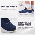 thumbnail image 5 of Barerun Men’s Wide Toe Box Slip On Walking Shoes Lightweight Cushioned Sneakers Non Slip Breathable Athletic Shoes, 5 of 8