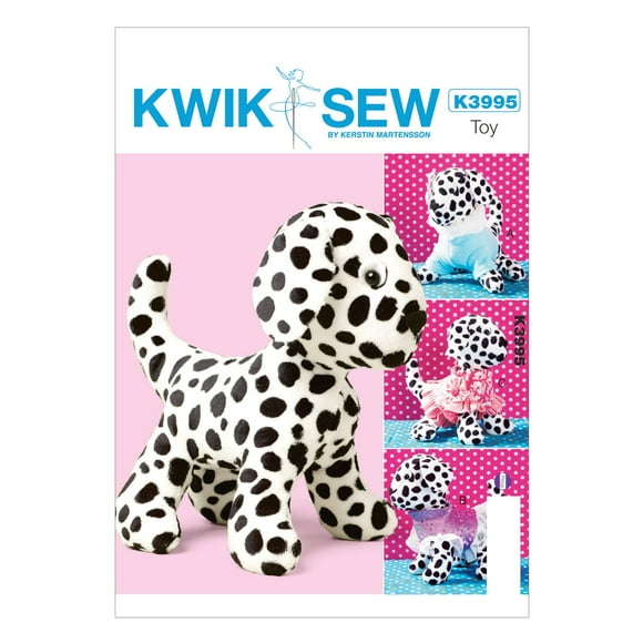KWIK-SEW Motifs K3995OSZ Jouet Chien et Vêtements Modèle de Couture, Taille Unique