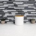 thumbnail image 5 of Wave Small Ceramic Canister, White, 5 of 5