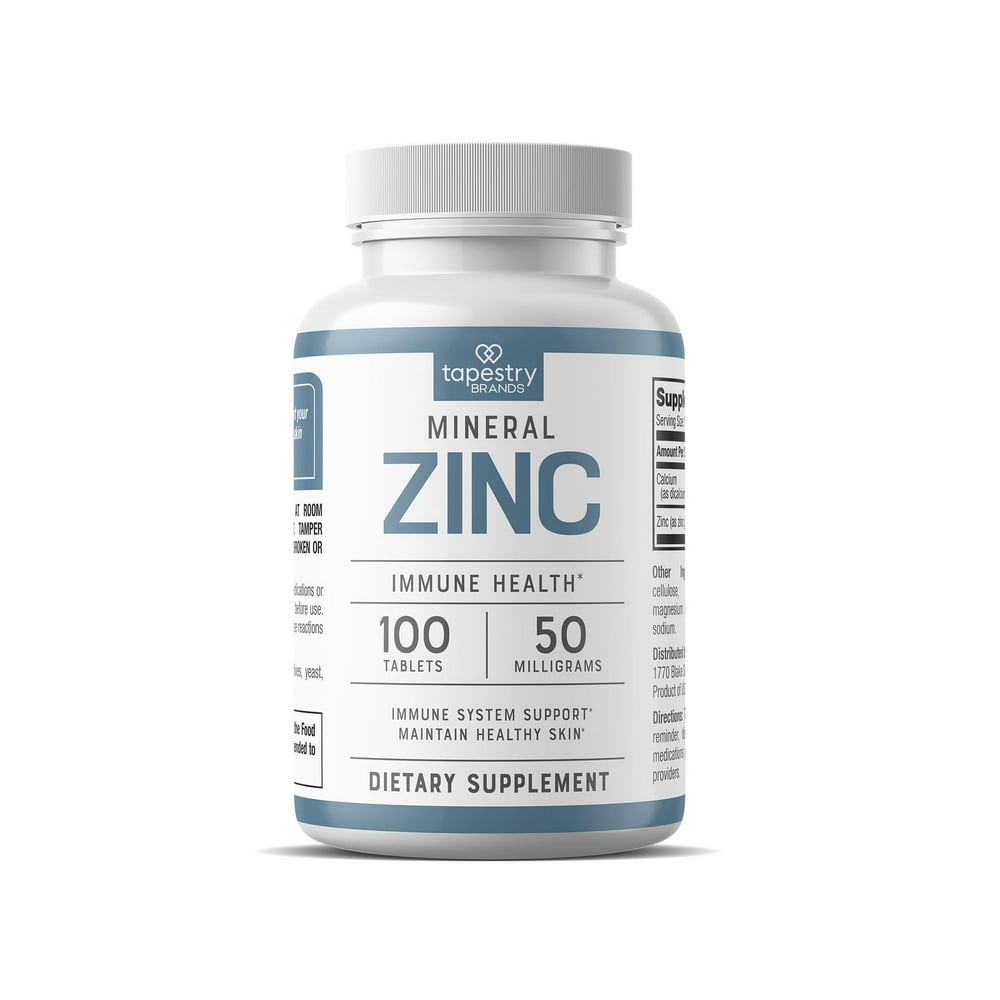 Zinc 50 mg (100 Count)