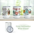thumbnail image 3 of AGH 12oz Sublimation Wine Tumbler Blanks Wine Glasses Set of 50, Stainless Steel Insulated Wine Tumbler with Lids, Stemless Wine Glass, Wine Accessories Wine Gifts for Women, 3 of 7