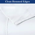 thumbnail image 4 of Full Flat Sheet - 100% Egyptian Cotton, 600 Thread Count Sateen Weave - Ultra-Soft, Breathable, and Cooling - Premium Hotel-Quality Top Sheet Only - (White, Full), 4 of 7