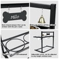 thumbnail image 2 of Cuencos Elevados para Perros Grandes con Soporte de Metal y Dos Cuencos de Acero Inoxidable 3000 ml, 2 of 5