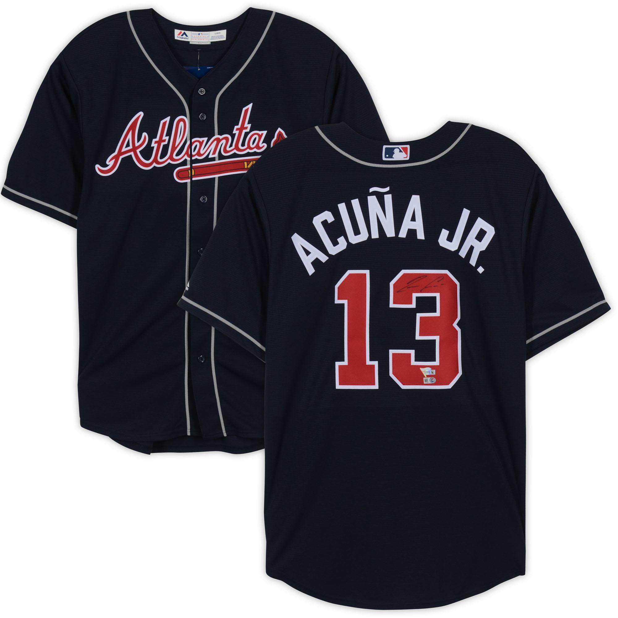 acuna signed jersey